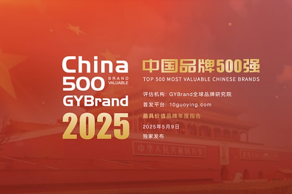 2025中国品牌价值500强名